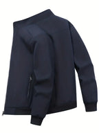 Veste Coupe-Vent Légère avec Fermeture Zippée et Coupe Classique pour Hommes | Idéal pour Conditions Météorologiques Variables