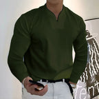 Chemise à Manches Longues avec Fermeture Boutonnée pour Homme | Idéal pour le Bureau et le Quotidien