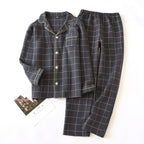 Pyjama Matelassé pour Homme avec Haut à Manches Longues et Pantalon | Idéal pour l’Hiver