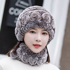 Bonnet Doux avec Bord Imitation Fourrure pour Femme | Idéal pour l’Hiver