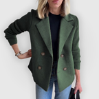 Blazer Femme Avec Manches En Maille | Idéal Pour Bureau Et Loisirs