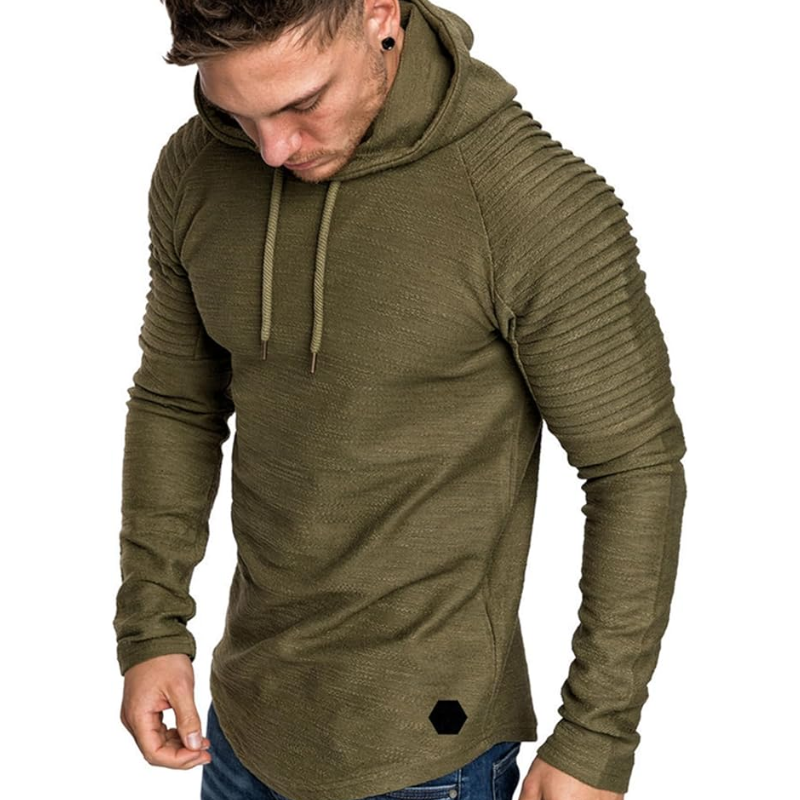 Sweat à Capuche avec Manches Structurées pour Hommes | Idéal pour les Tenues Quotidiennes