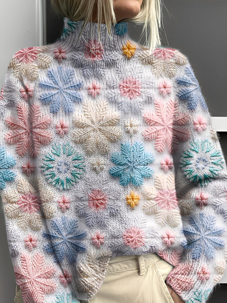 Pull À Col Roulé Avec Coupe Classique Pour Femme | Idéal Pour La Saison Fraîche