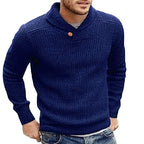 Pull Tricoté Avec Fermeture À Bouton Pour Homme | Idéal Pour Les Journées Décontractées En Saison Fraîche
