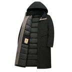Parka Longue Matelassée À Capuche pour Hommes | Idéale pour Saison Froide