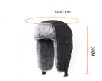Bonnet d’Hiver avec Cache-Oreilles et Taille Réglable pour Adultes | Idéal pour les Activités Extérieures