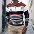 Chemise À Rayures Slim Fit Avec Manches Longues Pour Homme | Idéal Pour Usage Quotidien