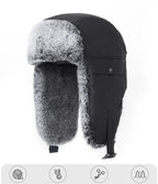 Bonnet d’Hiver avec Cache-Oreilles et Taille Réglable pour Adultes | Idéal pour les Activités Extérieures