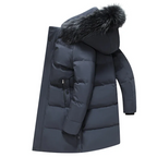 Parka D’Hiver avec Capuche Et Fourrure Synthétique Amovible pour Hommes | Idéale pour Saison Froide