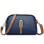 Sac Bandoulière Compact Avec Détails Contrastés Pour Femme | Idéal Pour Usage Quotidien