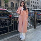 Manteau d’Hiver Coupe Ample avec Col Cranté pour Femmes | Idéal pour Saison Froide