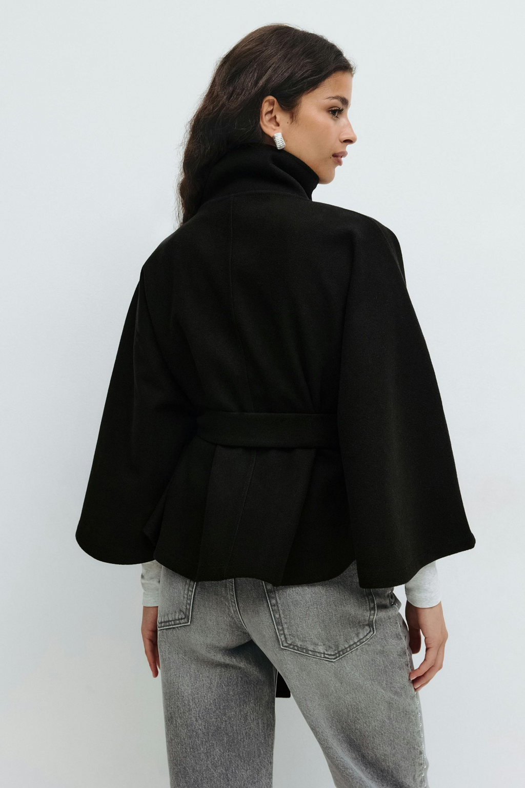 Veste Cape Ceinturée Avec Manches Cape Pour Femmes | Idéale Pour Un Usage Quotidien