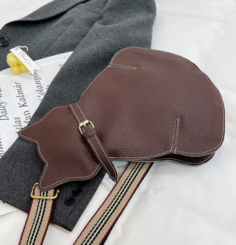 Sac Bandoulière Forme Chat Avec Bandoulière Ajustable | Idéal Pour Usage Quotidien
