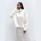 Pull à Col Roulé avec Coupe Ample pour Femme | Idéal pour Usage Quotidien