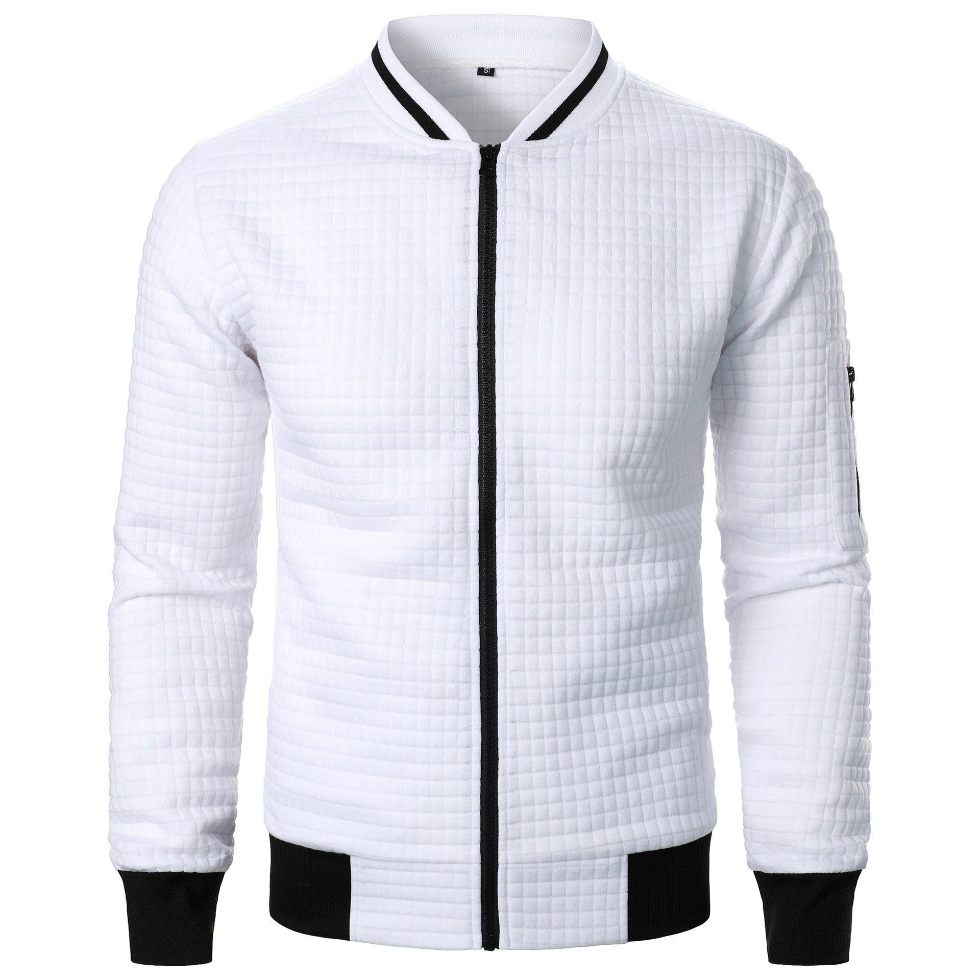 Pull avec Fermeture Zippée et Coupe Droite pour Hommes | Idéal pour un Usage Quotidien