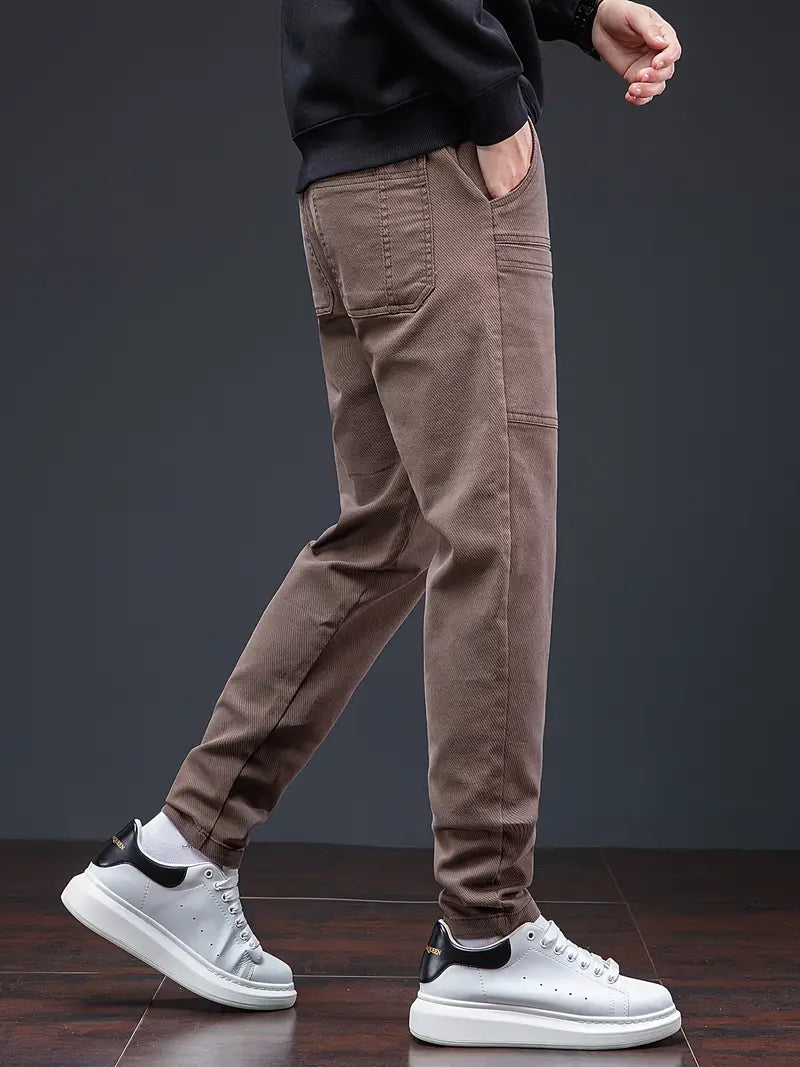 Pantalon De Jogging Avec Taille À Cordon Pour Homme | Idéal Pour Usage Quotidien Et Activités