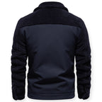 Veste Isolée avec Doublure Et Fermeture À Pression pour Hommes | Idéale pour Les Journées Froides