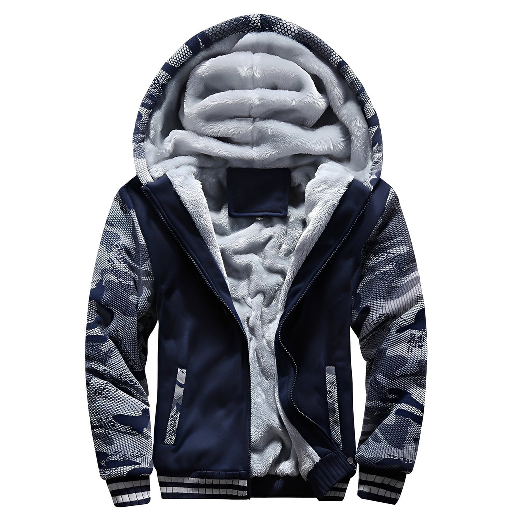 Manteau D’hiver Avec Doublure Intérieure Et Col Haut Pour Hommes | Idéal Pour La Saison Froide