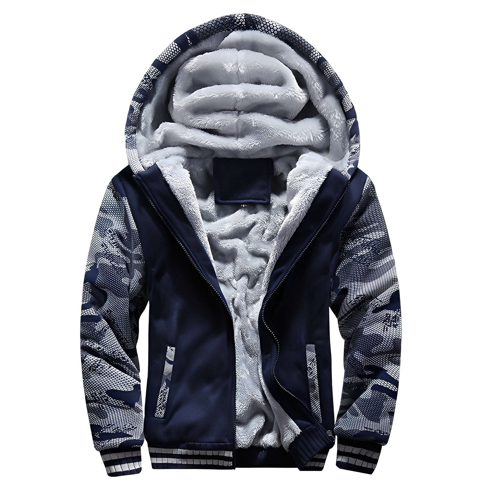 Manteau D’hiver Avec Doublure Intérieure Et Col Haut Pour Hommes | Idéal Pour La Saison Froide