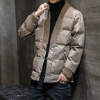 Veste Hiver Zippée Sans Capuche pour Homme | Idéale pour Temps Froid