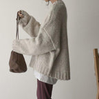 Pull Oversize avec Poche Contraste pour Femme | Idéal pour L’Hiver