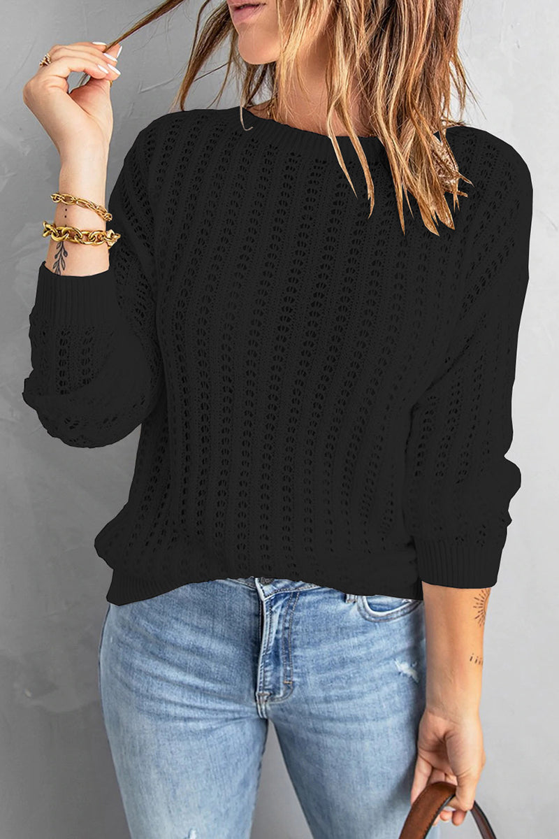 Pull Léger À Manches Longues Pour Femmes | Idéal Pour Superposition En Mi-Saison
