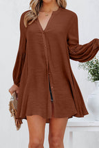 Blouse À Col En V Et Manches Longues Pour Femme | Idéal Pour Le Quotidien Et Les Occasions