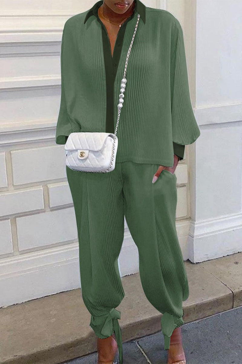 Ensemble Avec Polo À Manches Longues Et Pantalon Assorti Pour Femmes | Idéal Pour Usage Quotidien Et Sorties