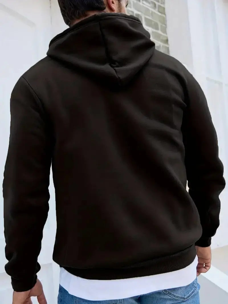 Hoodie à Capuche avec Motif Croix pour Hommes | Idéal pour les Activités de Loisirs