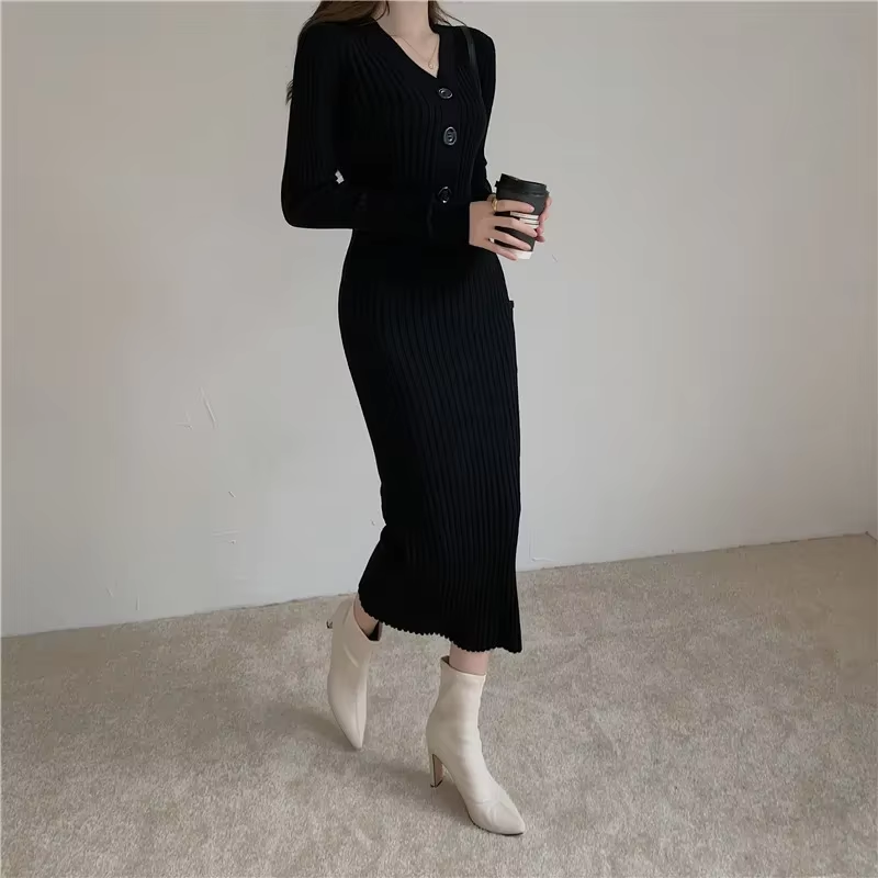 Robe Ajustée Avec Fermeture Boutonnée Pour Femme | Idéale Pour Un Usage Quotidien