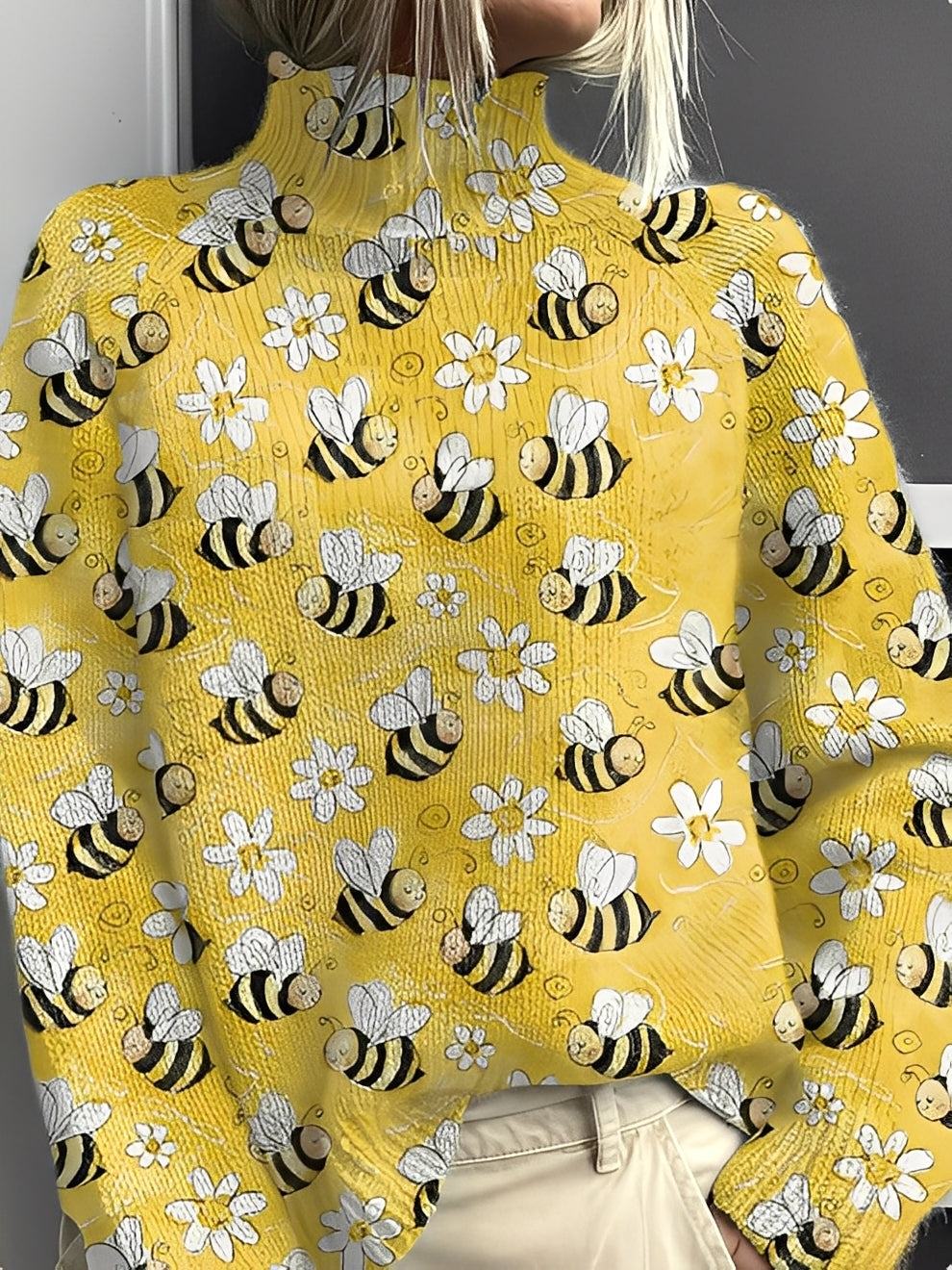Pull À Col Roulé Avec Coupe Classique Pour Femme | Idéal Pour La Saison Fraîche