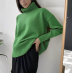 Pull à Col Roulé avec Coupe Ample pour Femme | Idéal pour Usage Quotidien