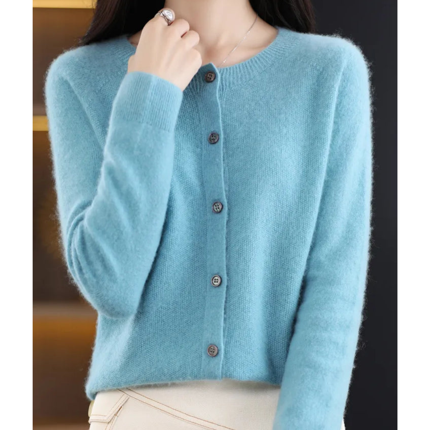 Pull à Manches Longues avec Coupe Classique pour Femmes | Idéal pour un Usage Quotidien