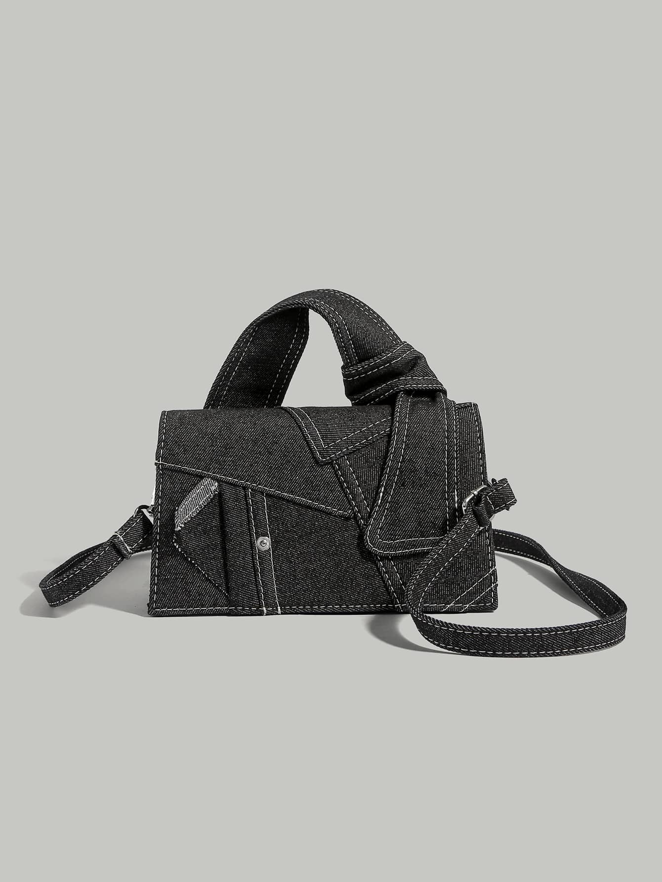Sac Bandoulière Denim Avec Bandoulière Réglable Pour Femme | Idéal Pour Usage Quotidien