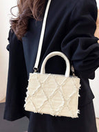 Sac De Soirée En PU Avec Motif Diamant Pour Femme | Idéal Pour Événements Et Sorties