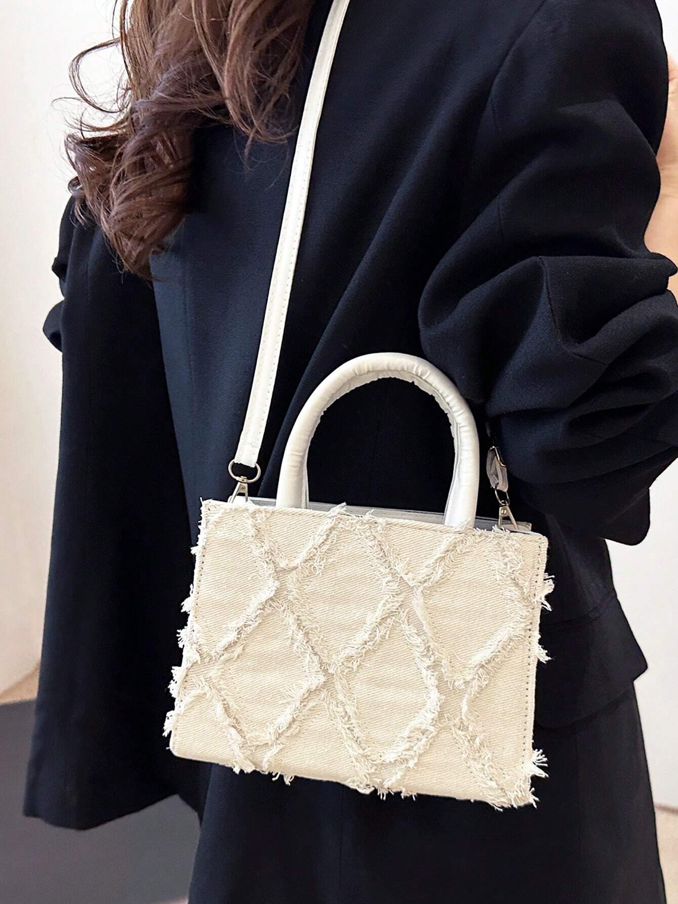 Sac De Soirée En PU Avec Motif Diamant Pour Femme | Idéal Pour Événements Et Sorties