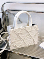 Sac De Soirée En PU Avec Motif Diamant Pour Femme | Idéal Pour Événements Et Sorties