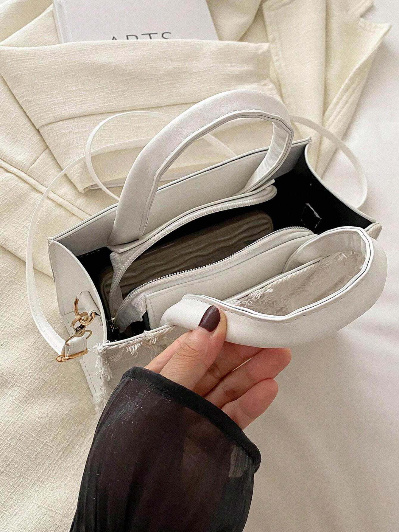 Sac De Soirée En PU Avec Motif Diamant Pour Femme | Idéal Pour Événements Et Sorties