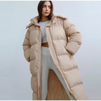 Doudoune Longue avec Capuche Ajustable pour Femme | Idéale pour l’Hiver