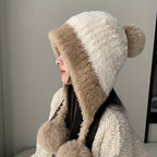 Bonnet d’Hiver avec Oreillettes Ajustables pour Adulte | Idéal pour les Activités Extérieures