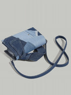 Sac Bandoulière Denim Avec Bandoulière Réglable Pour Femme | Idéal Pour Usage Quotidien