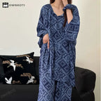 Ensemble Pyjama à Motifs pour Adulte avec Coupe Ample | Idéal pour la Maison et le Sommeil
