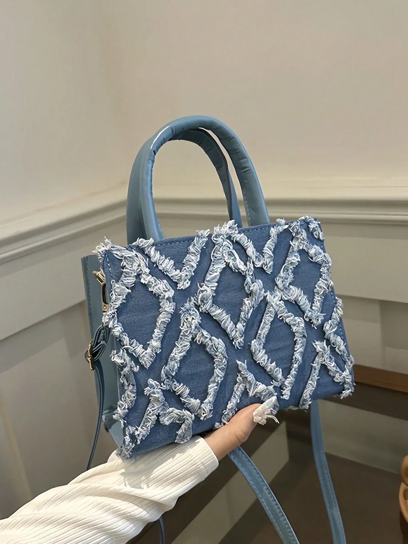 Sac De Soirée En PU Avec Motif Diamant Pour Femme | Idéal Pour Événements Et Sorties