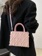 Sac De Soirée En PU Avec Motif Diamant Pour Femme | Idéal Pour Événements Et Sorties