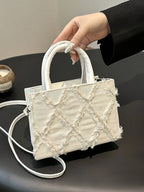 Sac De Soirée En PU Avec Motif Diamant Pour Femme | Idéal Pour Événements Et Sorties