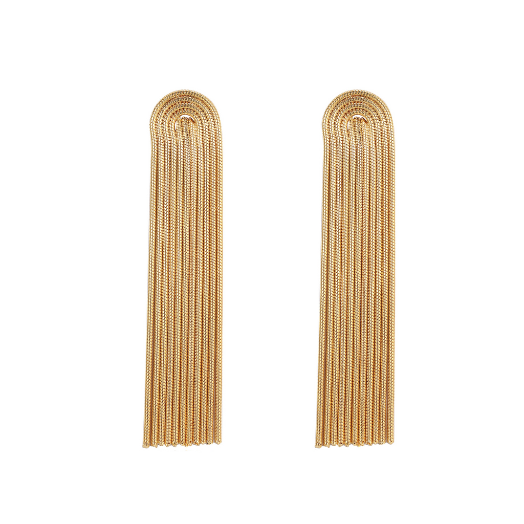 Boucles D’Oreilles Pendantes À Franges Avec Mouvement Fluide Pour Femmes | Idéal Pour Tenues Quotidiennes Et Occasions Formelles
