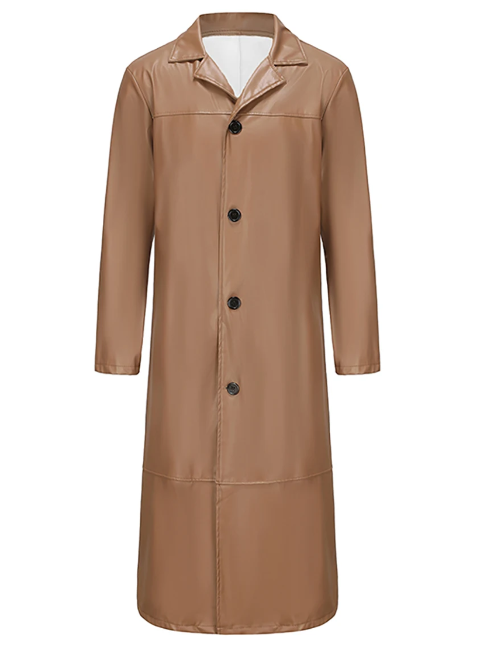 Manteau Long avec Revers Classiques pour Homme | Idéal pour un Usage Quotidien