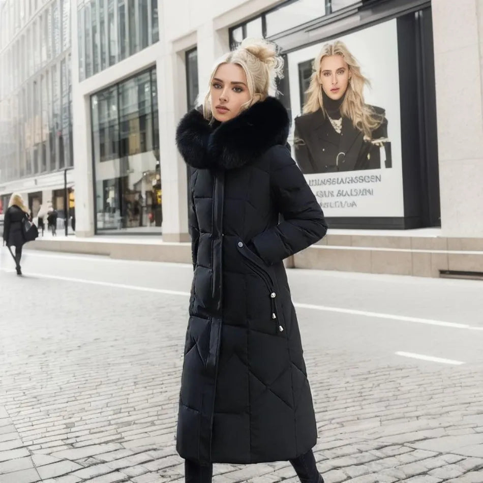 Manteau Long Avec Coupe Prolongée Pour Adultes | Idéal Pour L’Hiver
