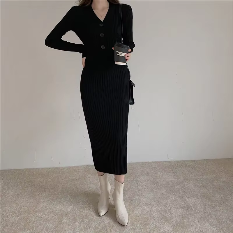 Robe Ajustée Avec Boutons Pour Femme | Idéale Pour Le Quotidien Et Les Sorties