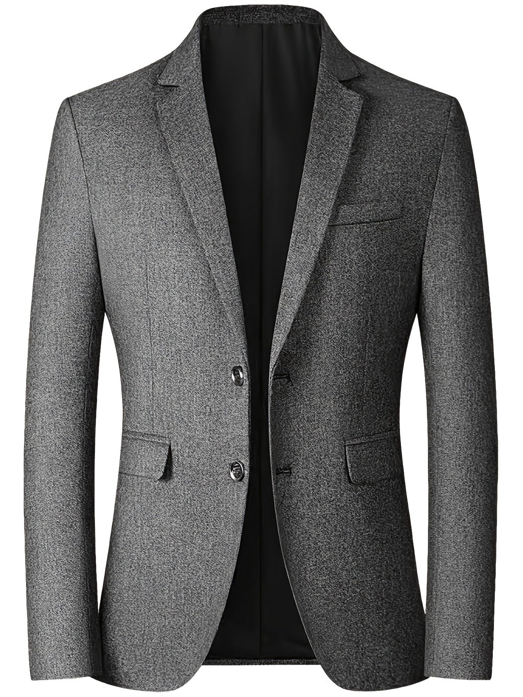 Blazer Slim-Fit avec Fermeture à Deux Boutons pour Homme | Idéal pour les Occasions Professionnelles et Formelles